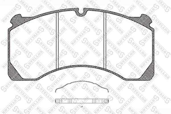 Brake Pad Set, disc brake 85-01422-SX