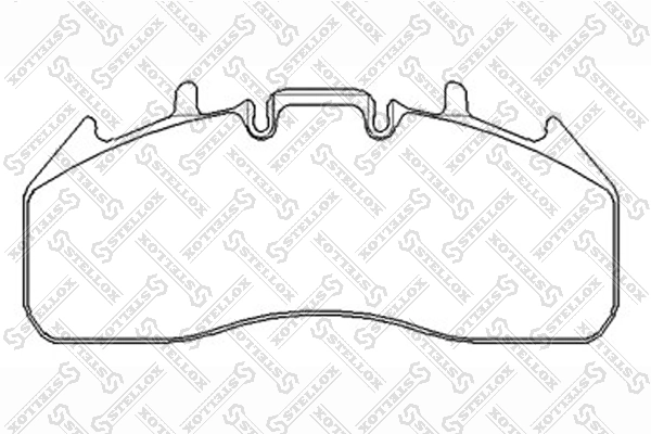 Brake Pad Set, disc brake 85-11432-SX