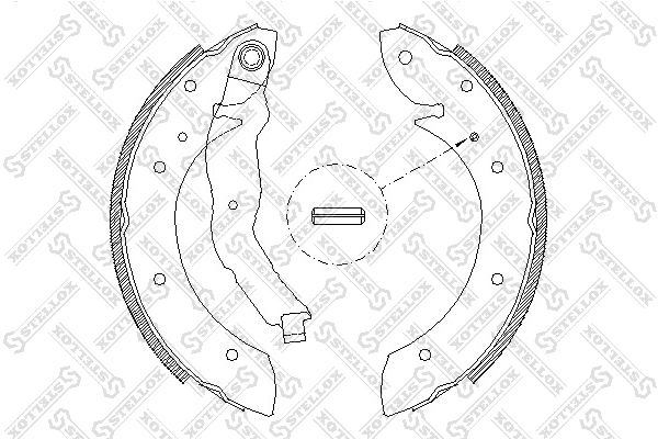 Brake Shoe Set 407 100-SX