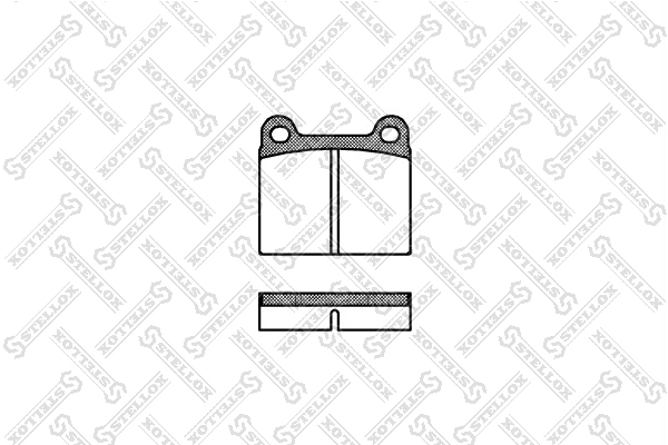 Brake Pad Set, disc brake 017 000-SX