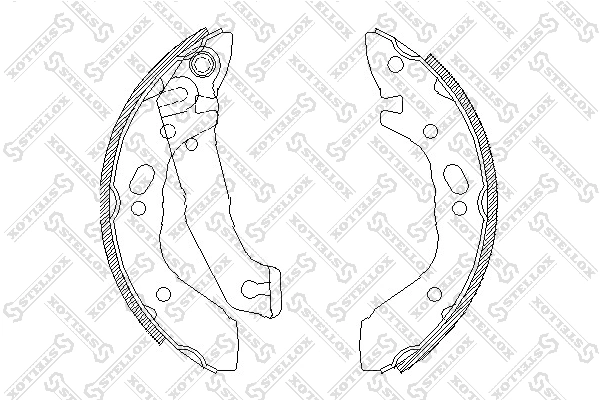 Brake Shoe Set 412 100-SX