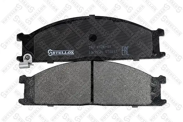 Brake Pad Set, disc brake 247 002B-SX