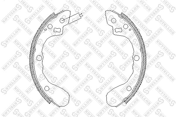 Brake Shoe Set 071 100-SX