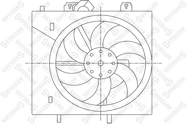 Fan, engine cooling 29-99444-SX