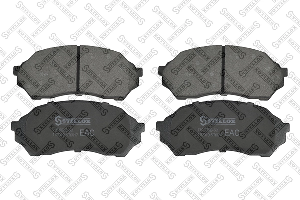 Brake Pad Set, disc brake 710 000B-SX