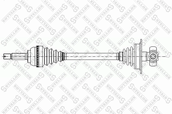 Drive Shaft 158 1033-SX