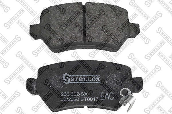 Brake Pad Set, disc brake 968 002-SX