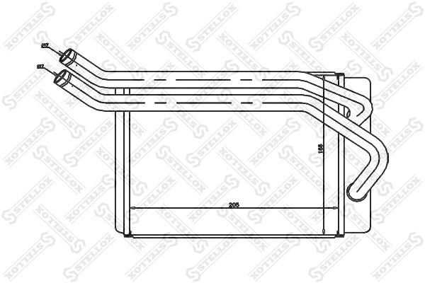 Heat Exchanger, interior heating 10-35131-SX