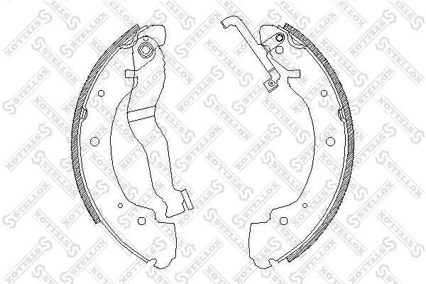 Brake Shoe Set 413 100-SX