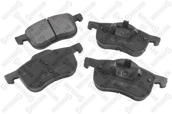 Brake Pad Set, disc brake 724 000B-SX