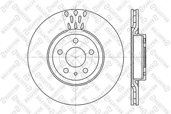 Brake Disc 6020-9925V-SX