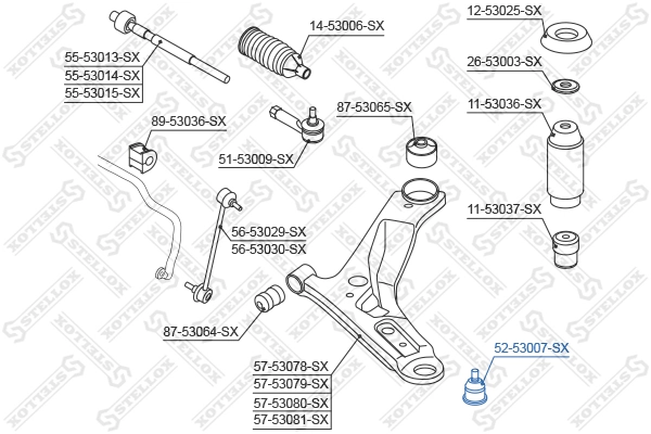 Ball Joint 52-53007-SX