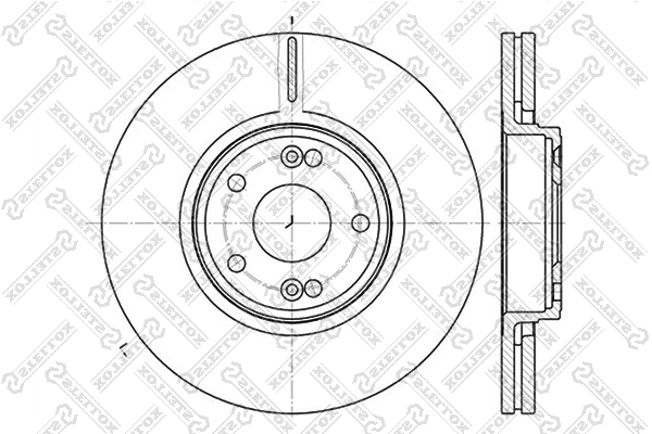 Brake Disc 6020-3932V-SX