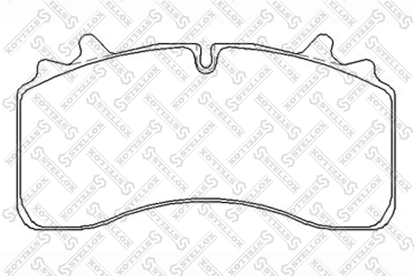 Brake Pad Set, disc brake 85-11427-SX