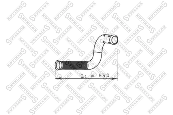 Exhaust Pipe 82-03765-SX