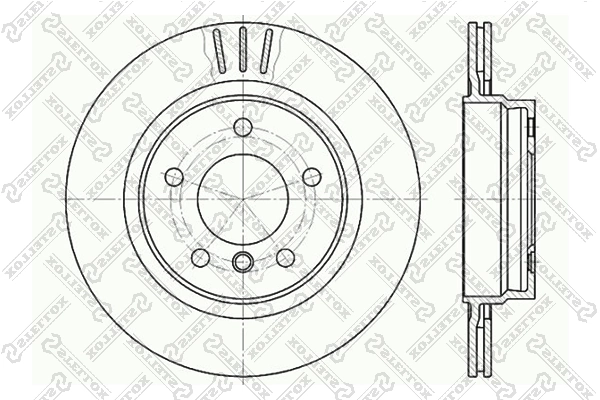 Brake Disc 6020-1541V-SX