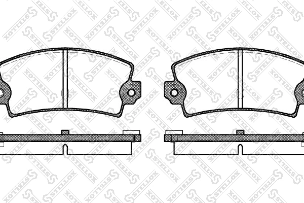 Brake Pad Set, disc brake 032 036-SX