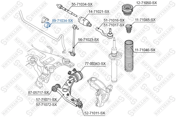 Ampaian, Penstabil 89-71034-SX