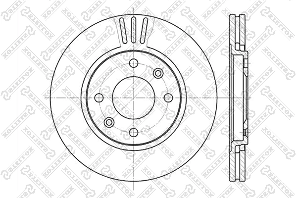 Brake Disc 6020-3719V-SX