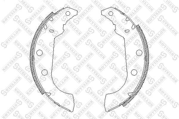 Brake Shoe Set 146 101-SX