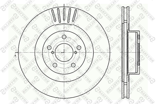 Brake Disc 6020-4412V-SX
