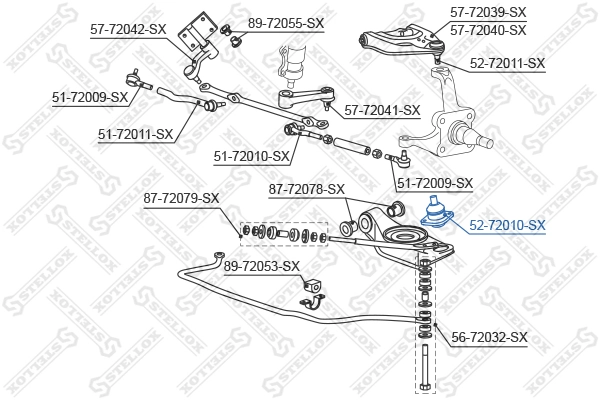 Ball Joint 52-72010-SX