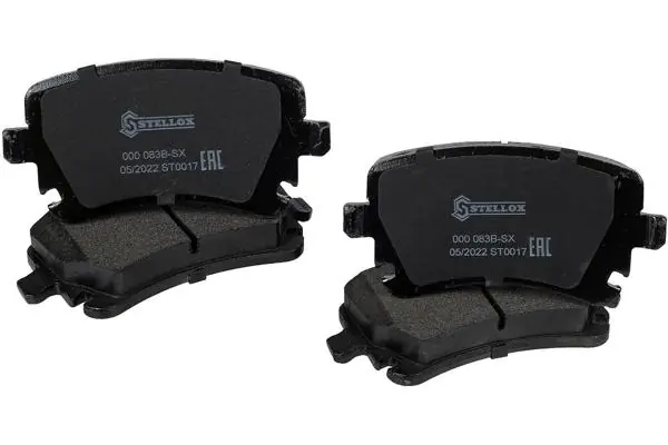 Brake Pad Set, disc brake 000 083B-SX