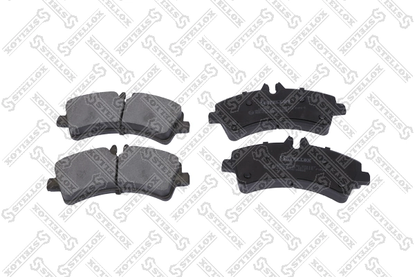 Brake Pad Set, disc brake 1258 000B-SX