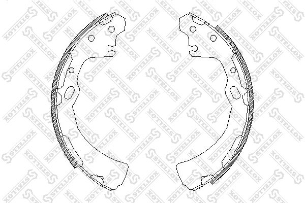 Brake Shoe Set 395 100-SX