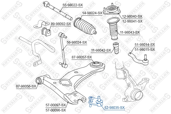 Ball Joint 52-98035-SX