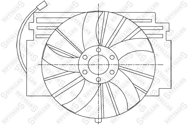 Fan, engine cooling 29-99365-SX