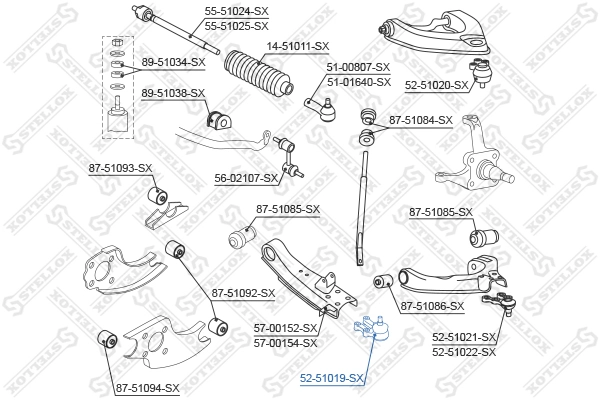 STELLOX 52-51019-SX Ball Joint