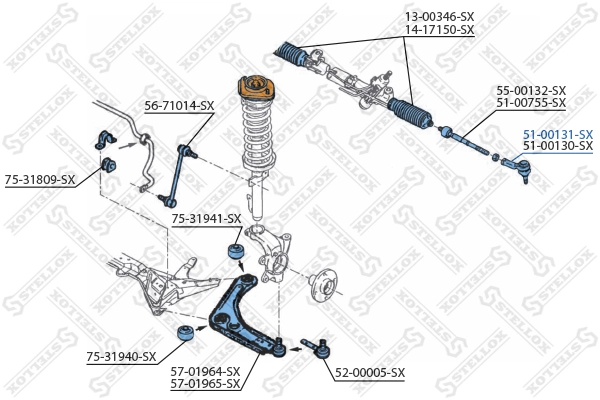 Tie Rod End 51-00131-SX