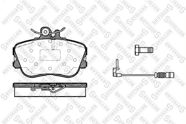 Brake Pad Set, disc brake 456 002B-SX
