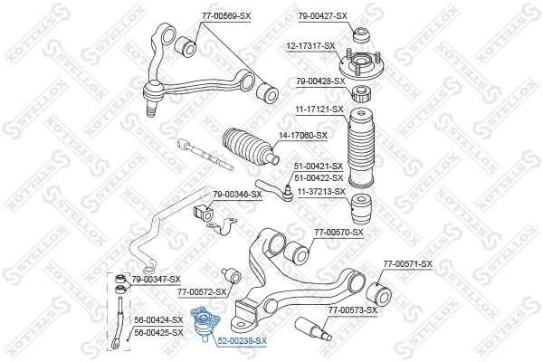 STELLOX 52-00238-SX Ball Joint