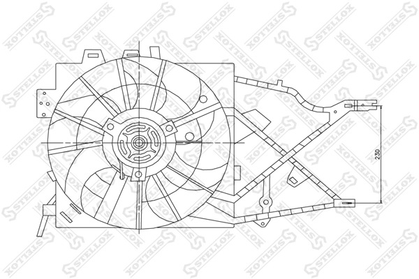 Fan, engine cooling 29-99304-SX