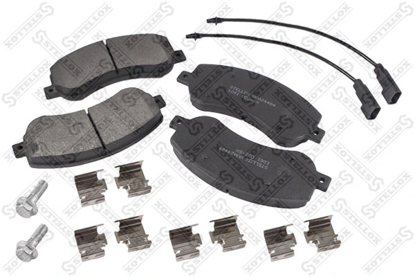 Brake Pad Set, disc brake 1261 002-SX