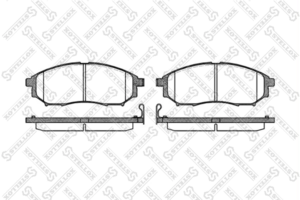 Brake Pad Set, disc brake 863 014-SX