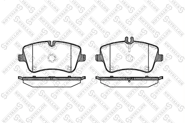 Brake Pad Set, disc brake 779 000B-SX