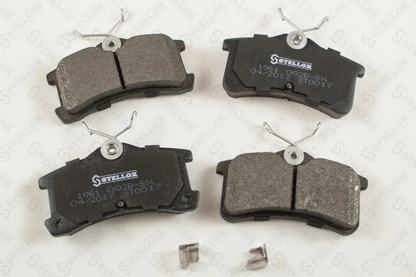 Brake Pad Set, disc brake 1061 002B-SX