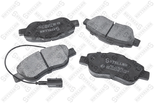 Brake Pad Set, disc brake 000 243B-SX