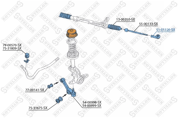Tie Rod End 51-01320-SX