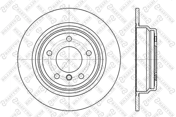 Brake Disc 6020-1537-SX