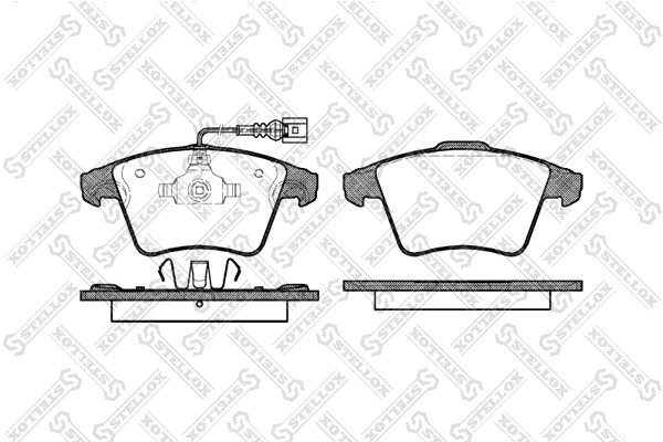 Brake Pad Set, disc brake 1056 011-SX