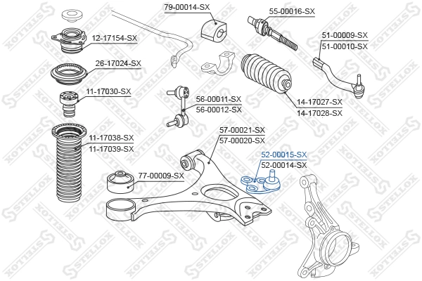 Ball Joint 52-00015-SX