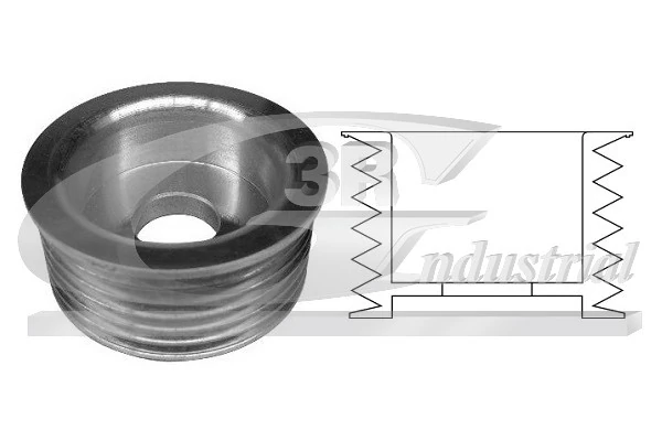 Belt Pulley, alternator 10221