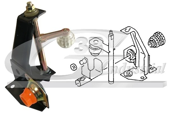 Mounting, manual transmission support 23747