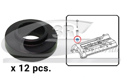 Seal Ring, cylinder head cover bolt 80543