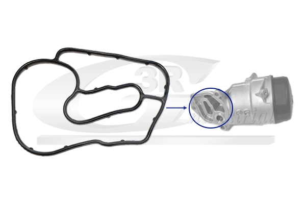 Gasket, oil filter housing 80570