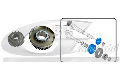 Pinion, speedometer 24242